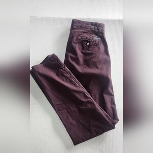 Superdry Men's Burgundy Chino Pants 30x32